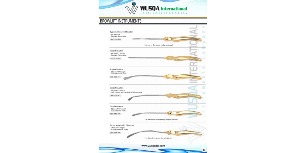 Endoscopic Browlift Instruments